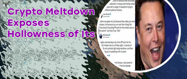 The way melted down over crypto